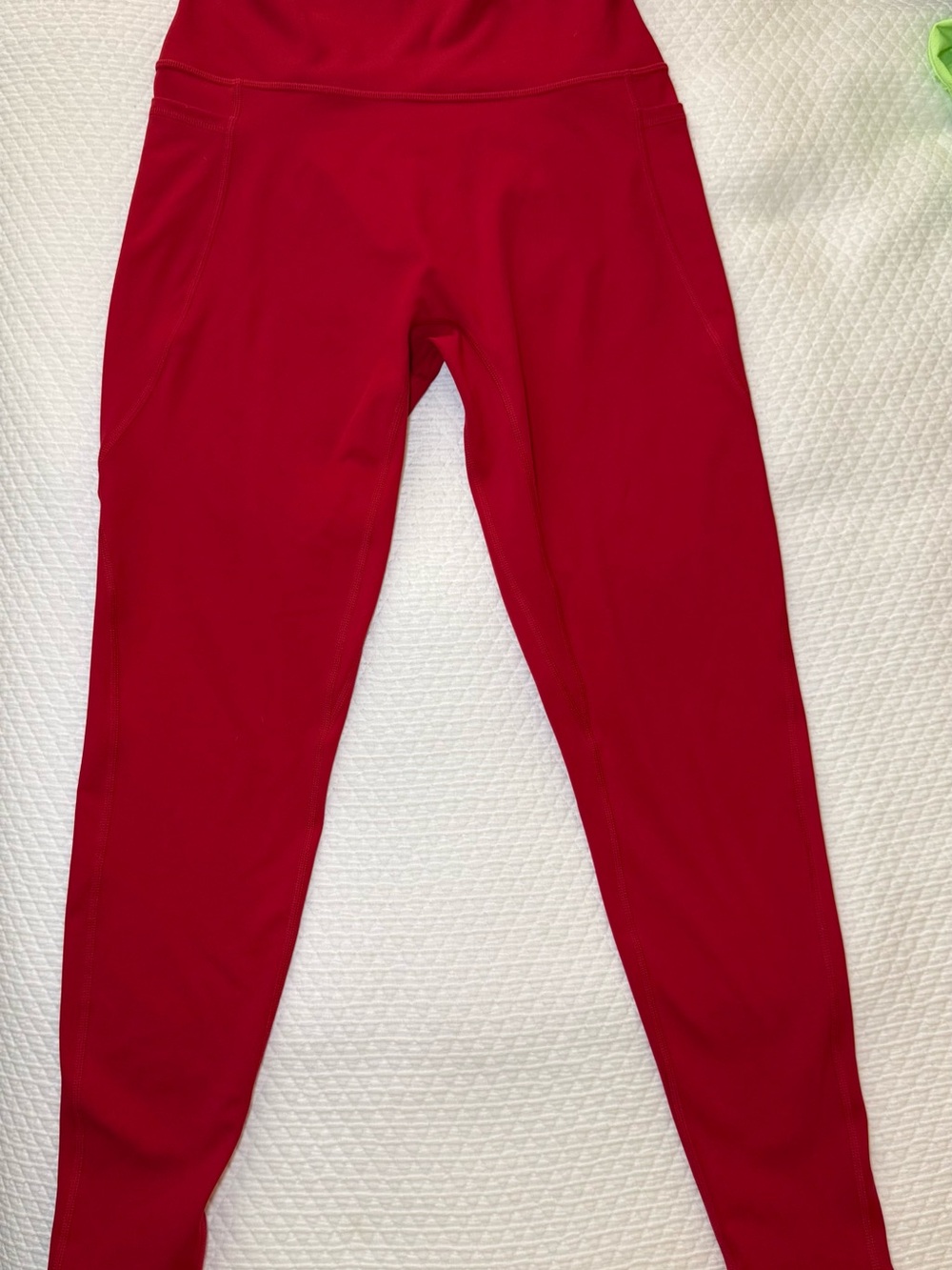 EUC- LSKD Full Length Fusion Leggings in Red